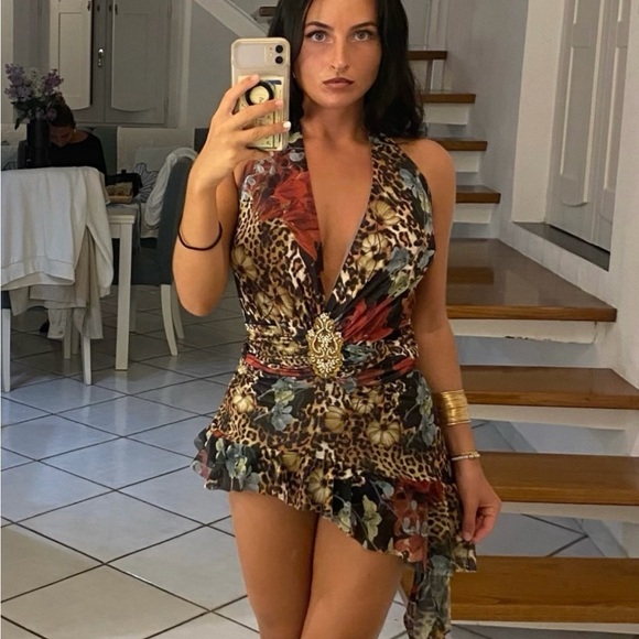 Jaded London Dresses & Skirts - Jaded London Multicolor Halter Dress